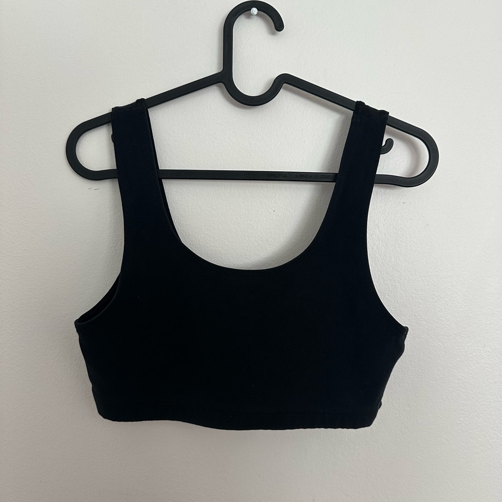 Running Bare Black Bra